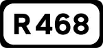 R468 road shield}}