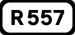 R557 road shield}}