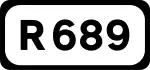 R689 road shield}}