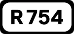 R754 road shield}}