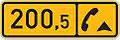 milestone ("kilometrestone"); nearest emergency phone ahead