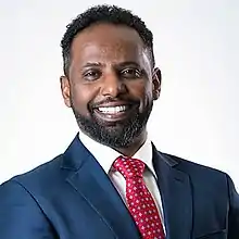 Ibrahim Omer, born in Eritrea, is a Member of Parliament for the Labour Party.