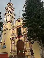 Sanctuary of Nuestra Señora de los Milagros de Tlaltenango, built in 1720-1730.