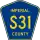 County Road S31 marker