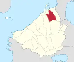 Map of Cavite with Imus highlighted