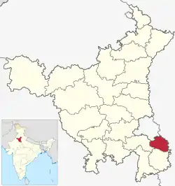 Location in Haryana