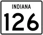 State Road 126 marker