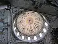 Interior of Bayrakli Mosque, Samokov, Dome decoration