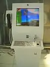 An Internet kiosk