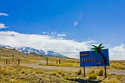 Welcome sign at entrance to Iosepa historic site, April 2009