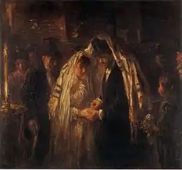 : A Jewish Wedding. Jozef Israëls, 1903