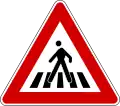 Pedestrian crossing ahead(formerly used )