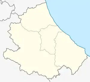 Avezzano is located in Abruzzo