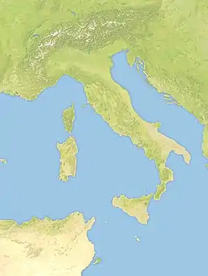 Henry of Morra is located in Italy satellite