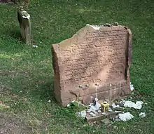 Grave of Yaakov ben Moshe Levi Moelin, also known as Maharil