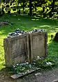 Gravestones of Rabbi Meir of Rothenburg (left) and Alexander ben Salomo Wimpfen