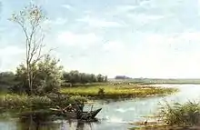 Jan Hillebrand Wijsmuller: Looking at the fishing traps.