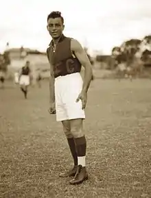 Johnny Lennon playing for Subiaco in 1926