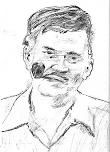 Pencil sketch of Ritchie