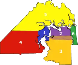 Divisions of Jacksonville