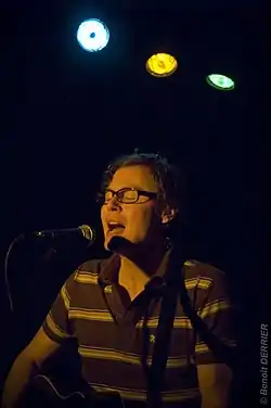 Jacob Golden performing at The Cellars, Portsmouth, England.