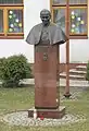 Torso of John Paul II in front of Elementary School in Dalachów