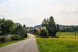 Northern entrance to Janov