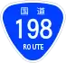 National Route 198 shield