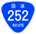 National Route 252 shield