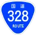 National Route 328 shield