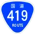 National Route 419 shield