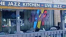 Store front of the Jazz Kitchen