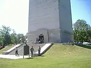 Entrance to the monument