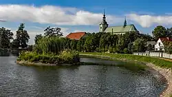 Village view with Cistercian Abbey