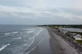 Jenness State Beach at sunset