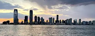 Downtown Jersey City skyline