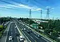 Jingkai Expressway on the east of the area, 2017