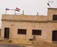 A joint base of Russia and the Syrian Army in the border area between the SDF and the pro-Turkish forces.