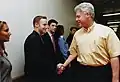 Jonny Blu and Bill Clinton - 1999