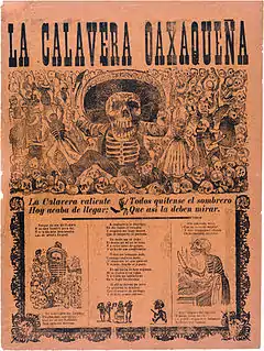 José Guadalupe Posada, 1903, Calavera oaxaqueña. Posada published