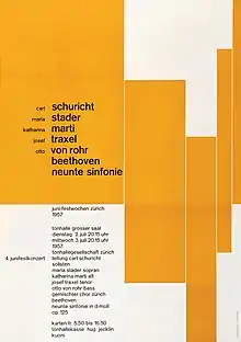 Juni-Festwochen Zürich (poster, 1957)