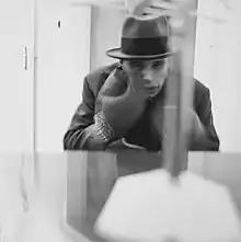 Joseph Beuys in a video art piece