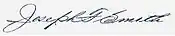 Signature of Joseph F. Smith