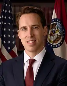 Senator of Missouri Josh Hawley (JD, 2006)