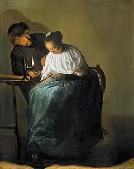 Man Offering Money to a Young Woman (1631), by Judith Leyster, Mauritshuis, The Hague