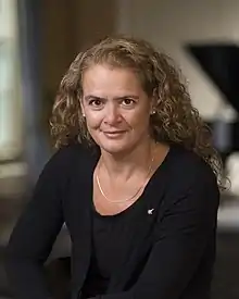 Julie Payette in Ottawa in 2017