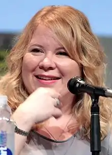 Plec at the 2015 San Diego Comic-Con International