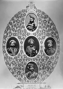 Junagarh Nawabs and state officials, 19th century