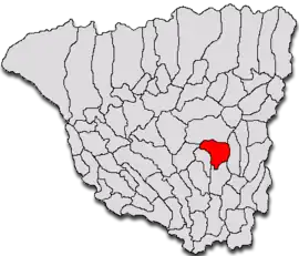 Location in Gorj County