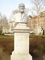 Bust in Zrinjevac park, Zagreb